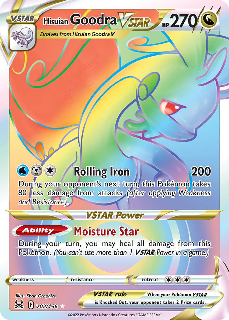 Hisuian Goodra VSTAR 202/196