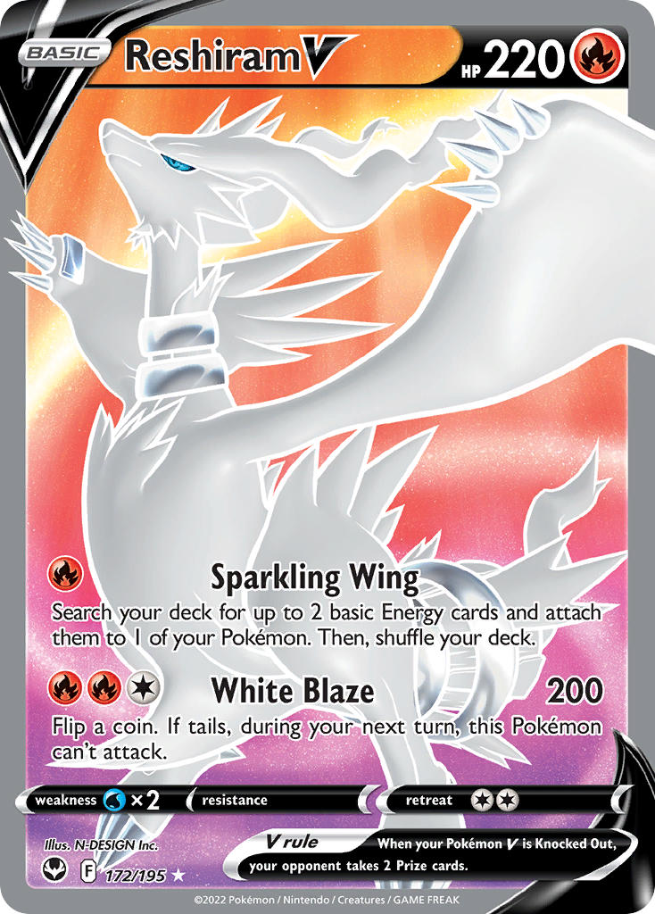 Reshiram V 172/195