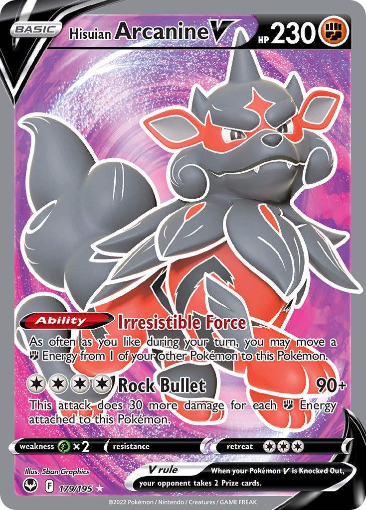 Hisuian Arcanine V 179/195