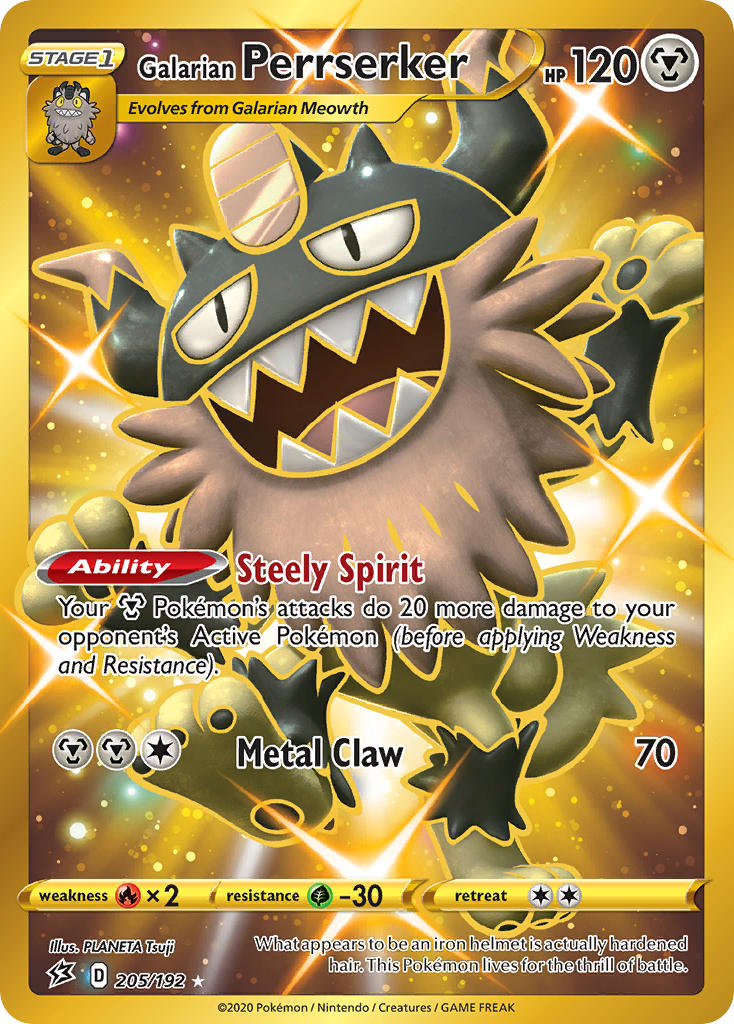 Galarian Perrserker 205/192