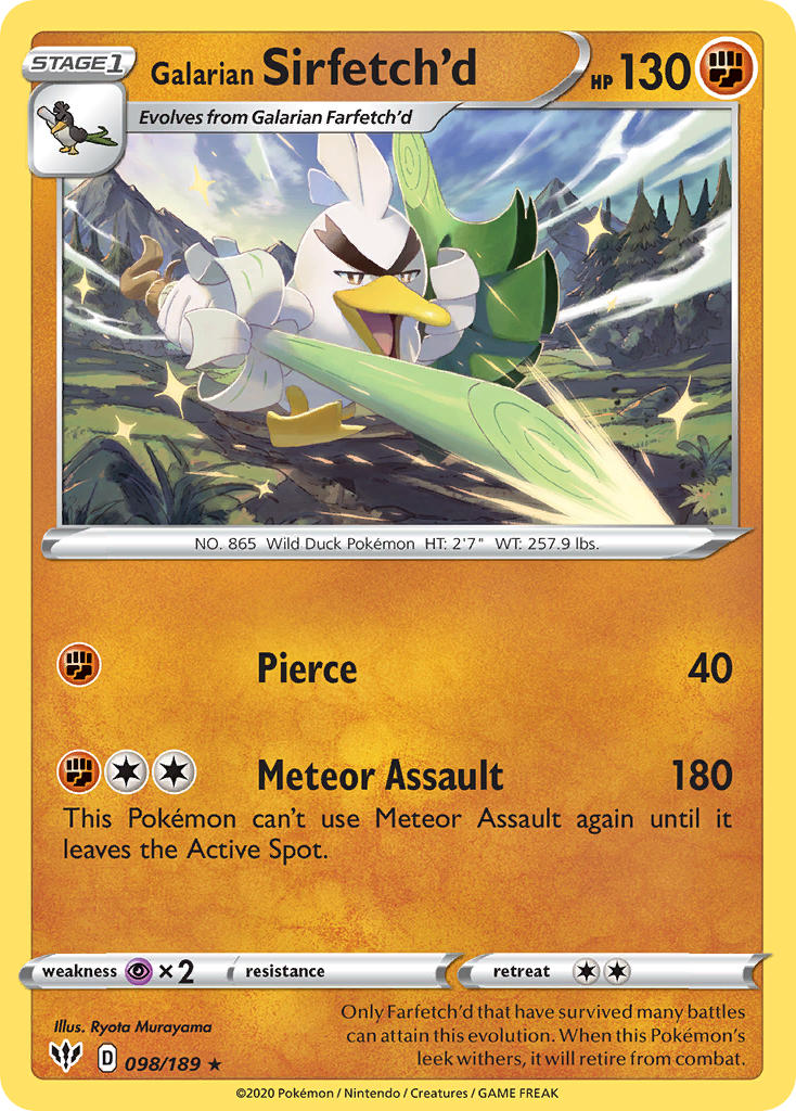 Galarian Sirfetch'd 098/189