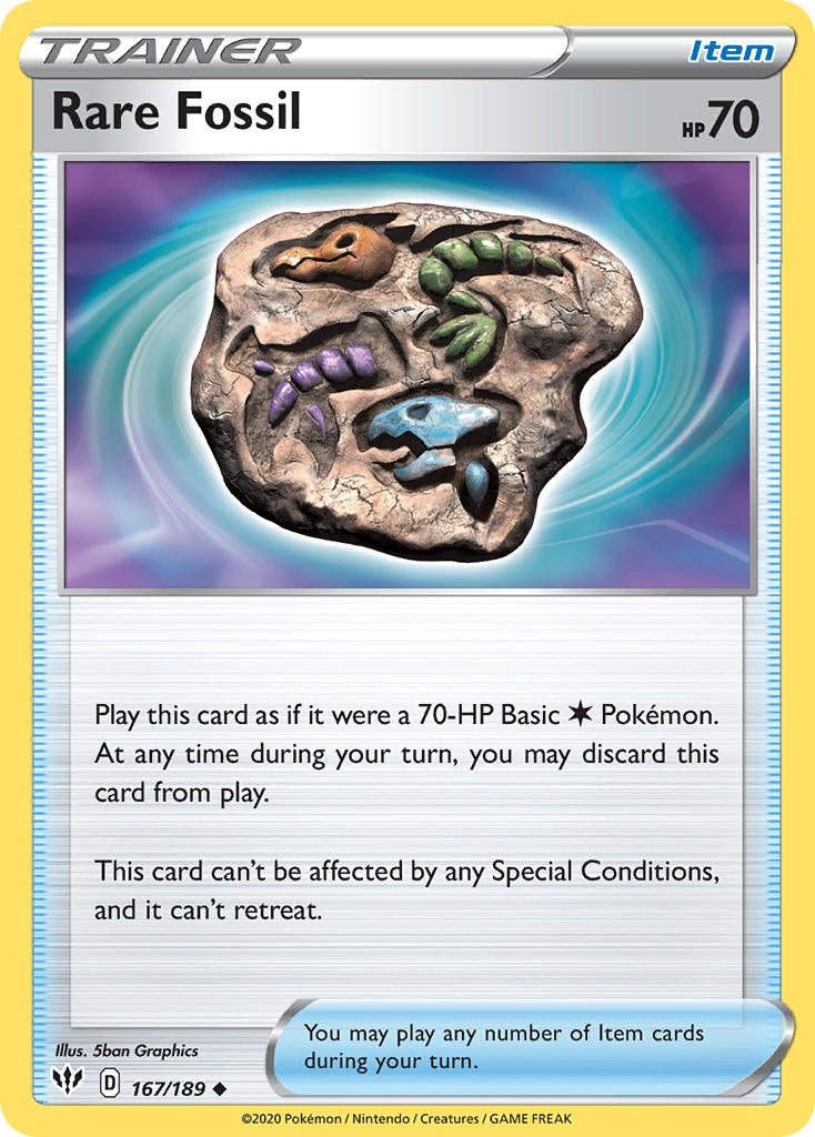 Rare Fossil 167/189
