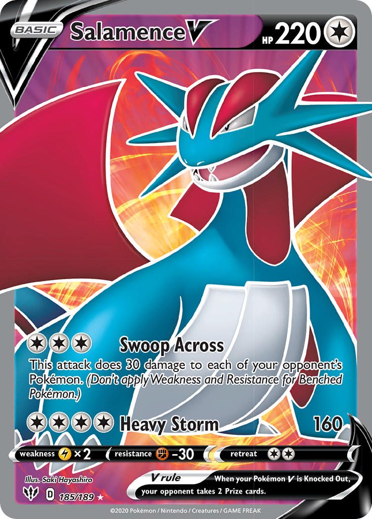 Salamence V 185/189