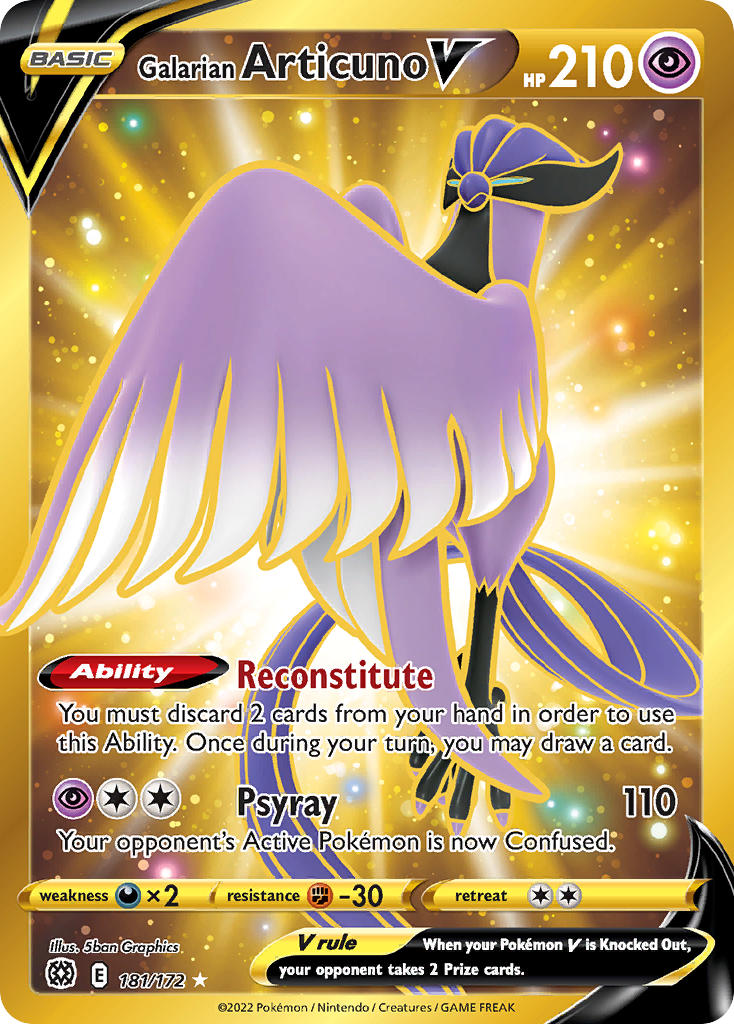 Galarian Articuno V 181/172