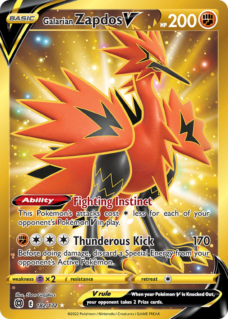 Galarian Zapdos V 182/172