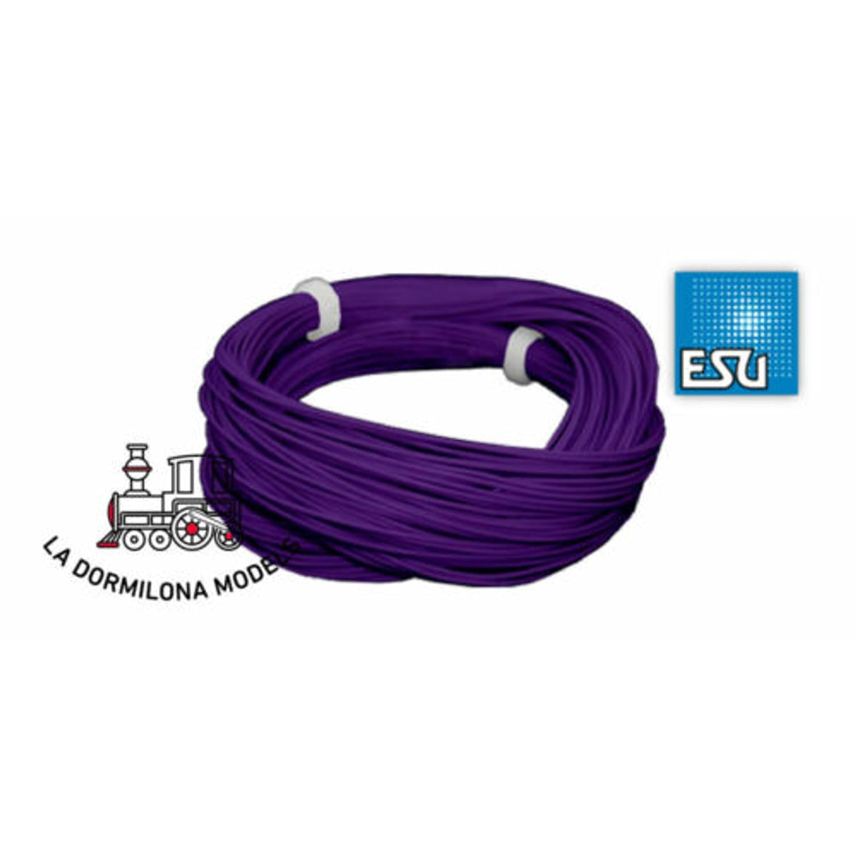 ESU 51941 LokSound Purple Hi-Flex Wire .6mm AWG36 10m Long NIB
