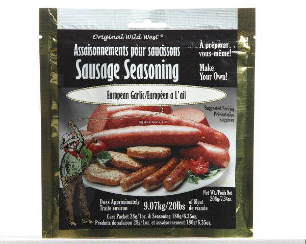Wild West European Garlic Sausage Seasoning - Uncle Mike's Outdoors and More!