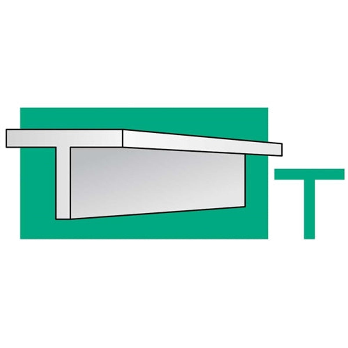 Evergreen Scale Models 766 14" Styrene T-Beam/Column .141 x .046" Pkg of 3 NIB