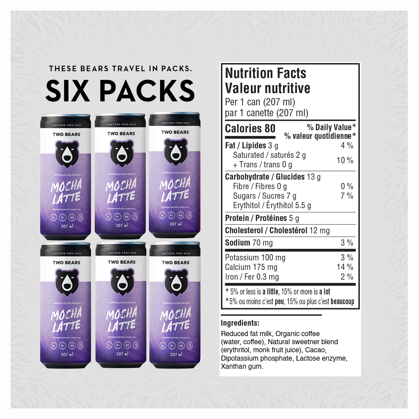 Lactose-Free Dairy Mocha Latte (207 ml)