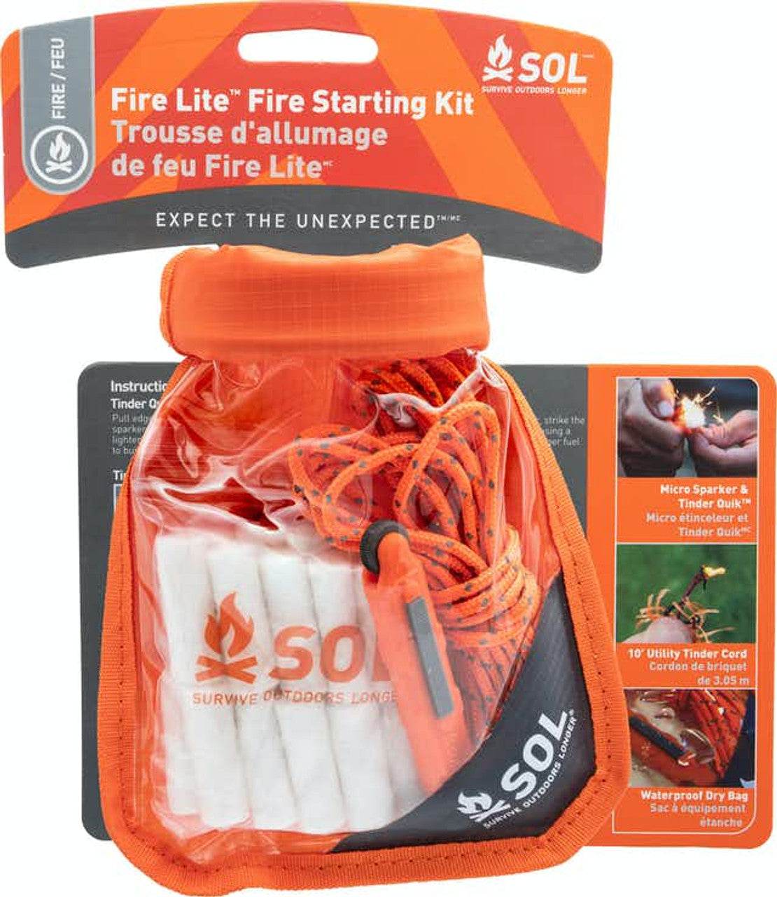 SOL Fire Lite Kit in Dry Bag - Uncle Mike's Outdoors and More!