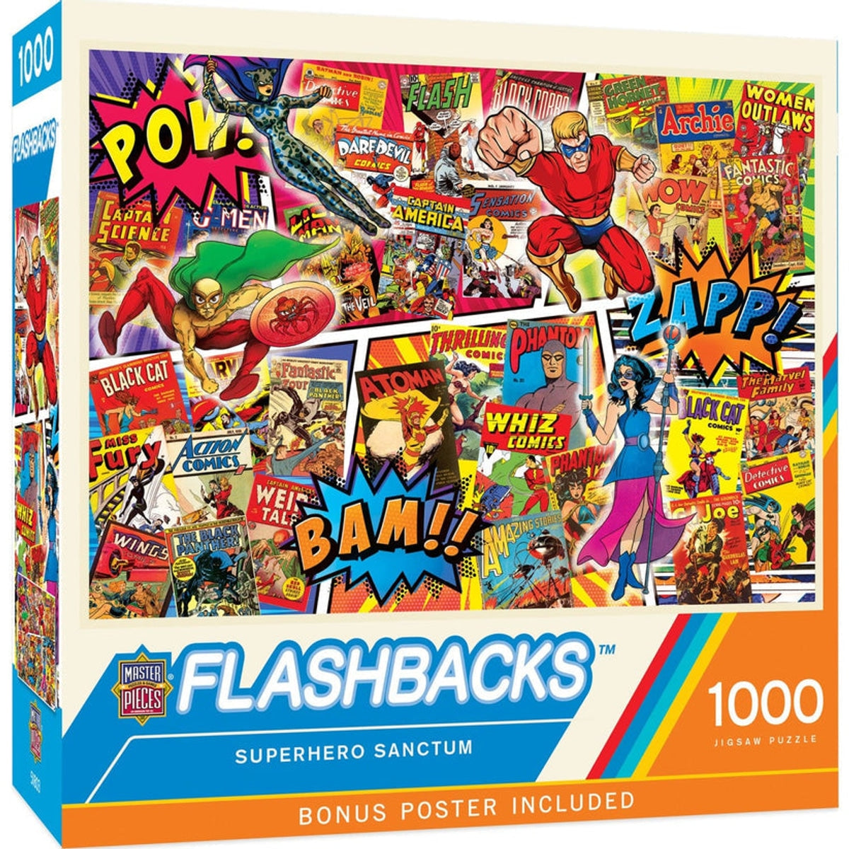 Flashbacks - Superhero Sanctum 1000pc Puzzle