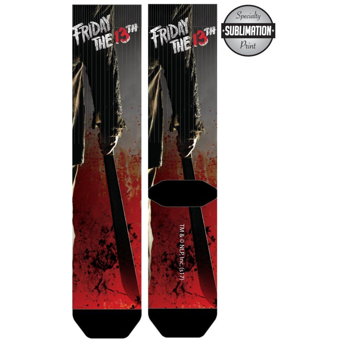 Friday the 13th - Jason Holding Matchete Socks