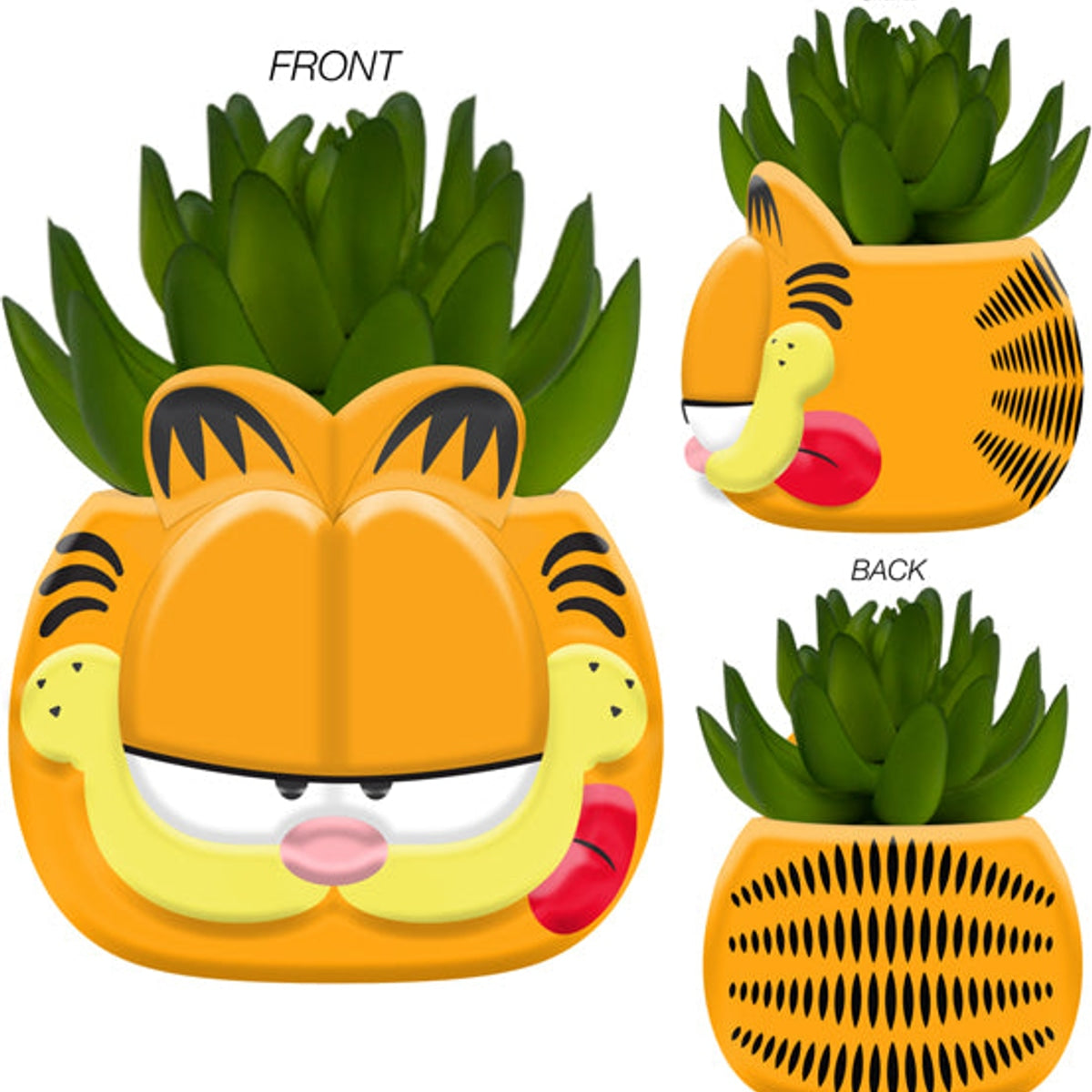 Garfield Head Mini Ceramic Planter