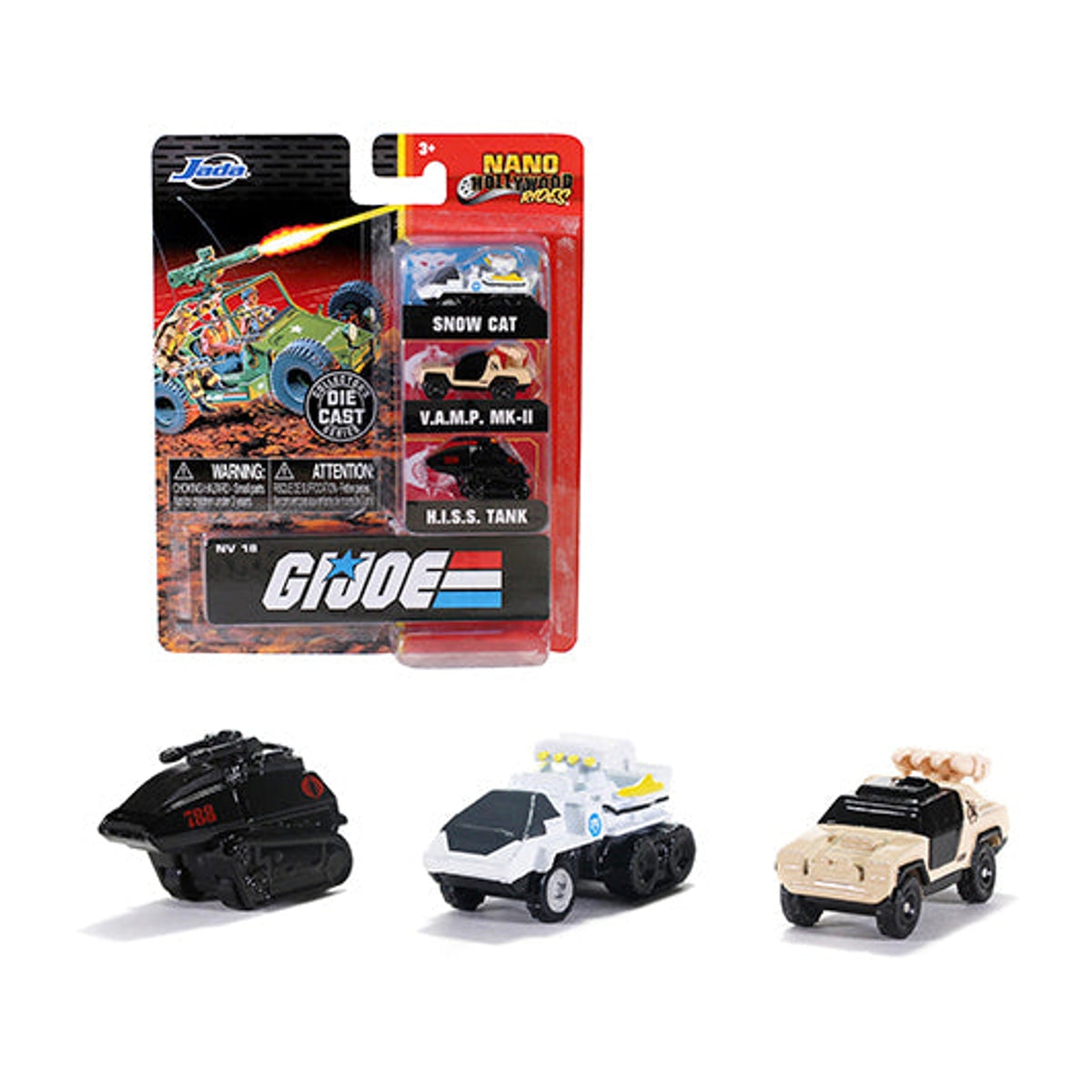 GI Joe 3pk Nano HR 1.65" Cars