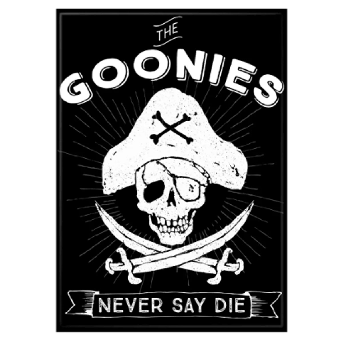 Goonies Never Say Die Black Magnet