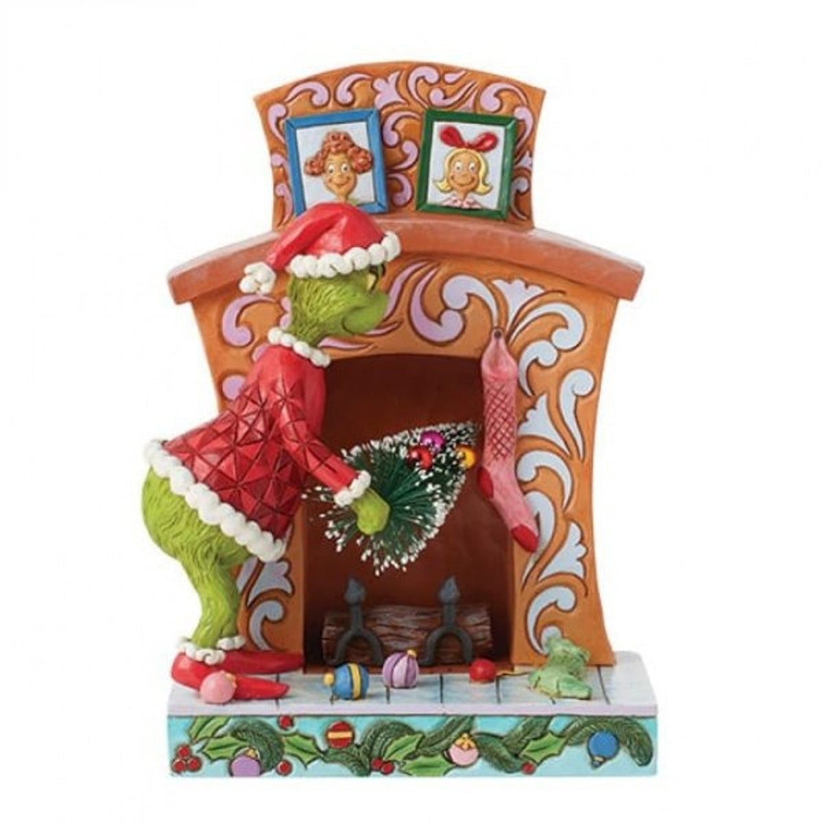 Grinch Pushing Tree Jim Shore