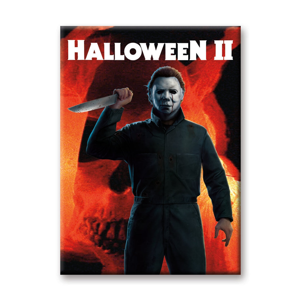Halloween II Fire Magnet
