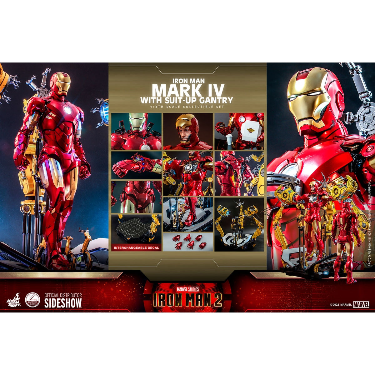 Hot Toys - Iron Man Mark IV w/Gantry 1:4 Scale Figure