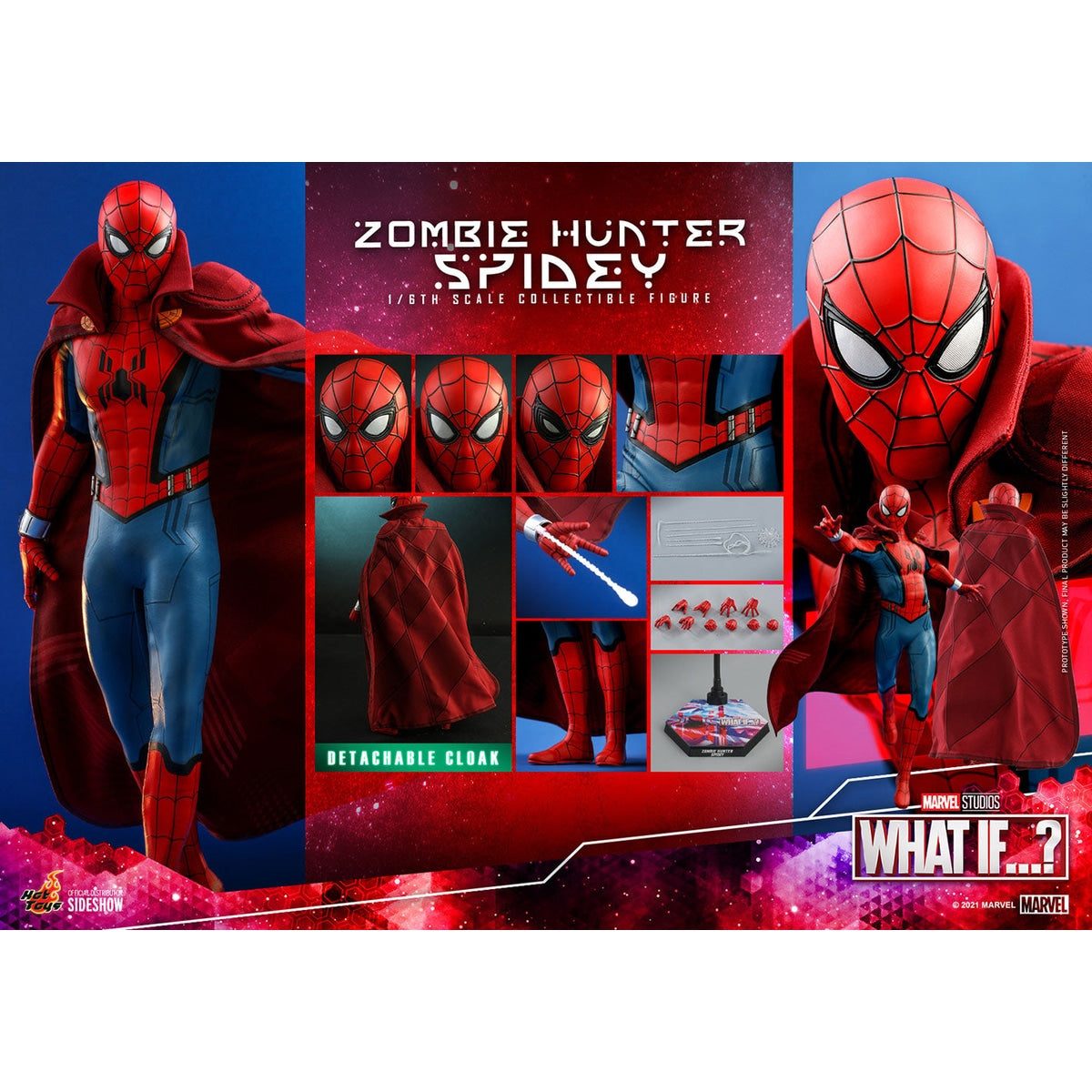 Hot Toys Marvel What If...? - Zombie Hunter Spidey 1/6 Scale Figure