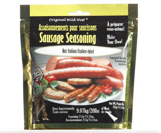 Wild West Hot Italian Sausage Seasoning - Uncle Mike's Outdoors and More!