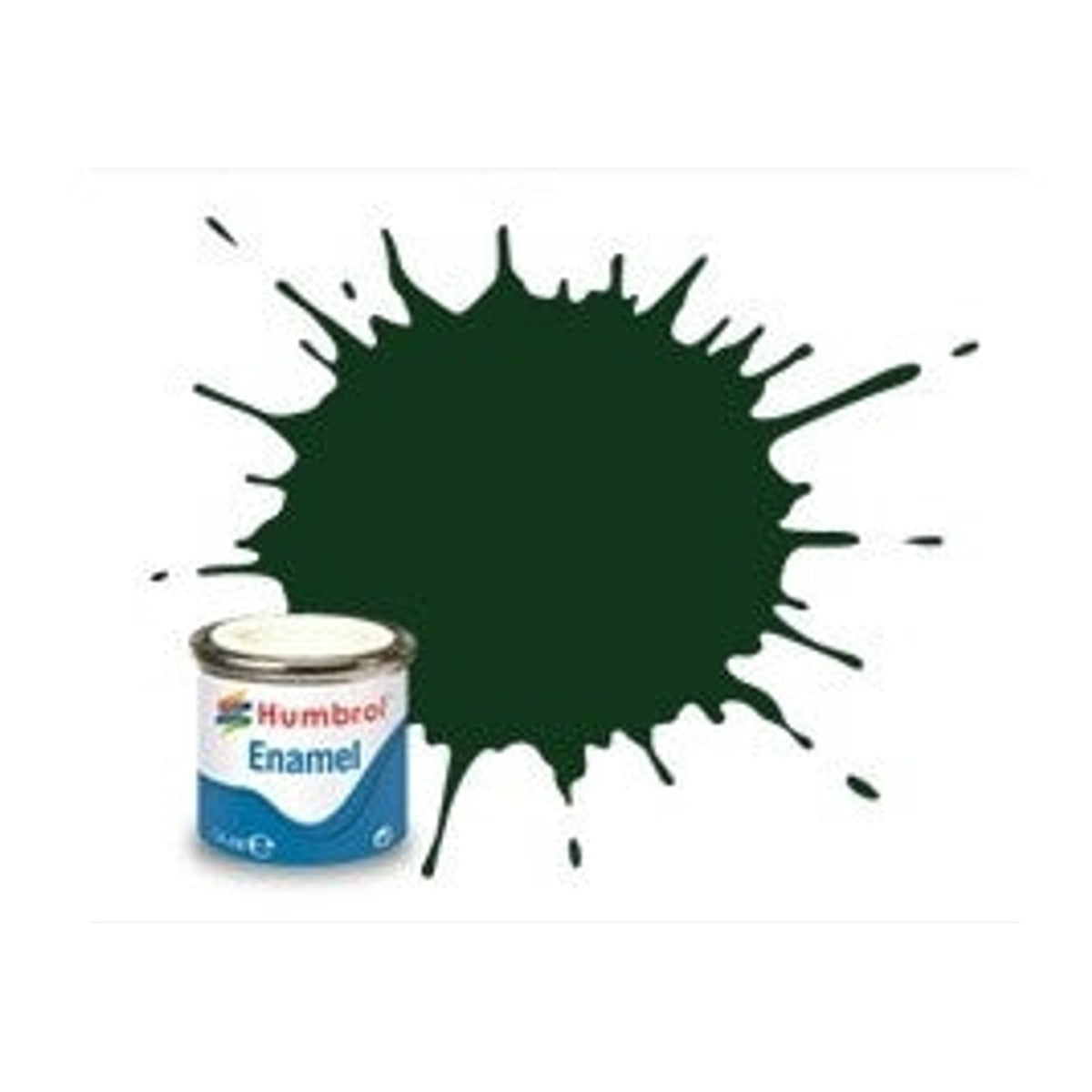 Humbrol 195 Dark Green Satin AA6330 Enamel 14ml NIB