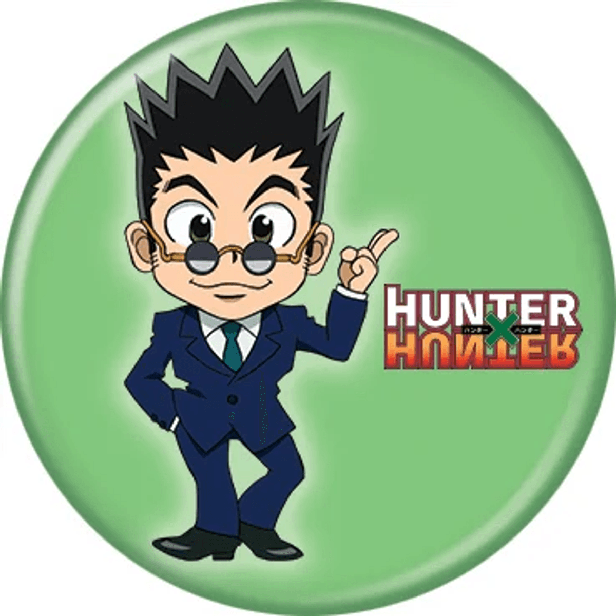 Hunter x Hunter Chibi Leorio Button