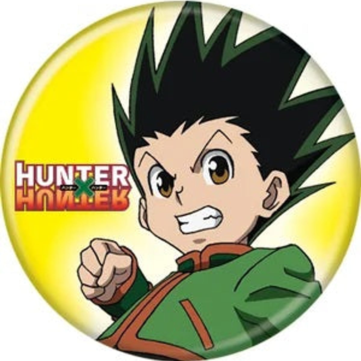 Hunter x Hunter Gon on Yellow Button