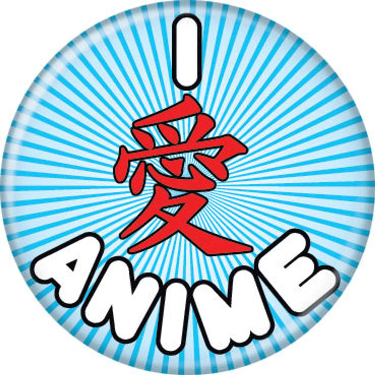 I Love Anime Button