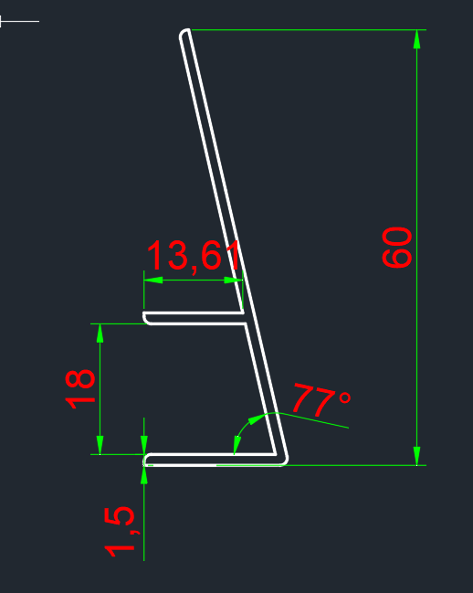 Aluminum Corner Extrusions For Camper Van Cabinets
