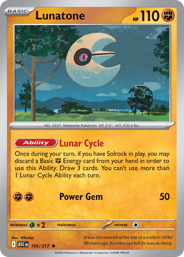 Lunatone 105/217