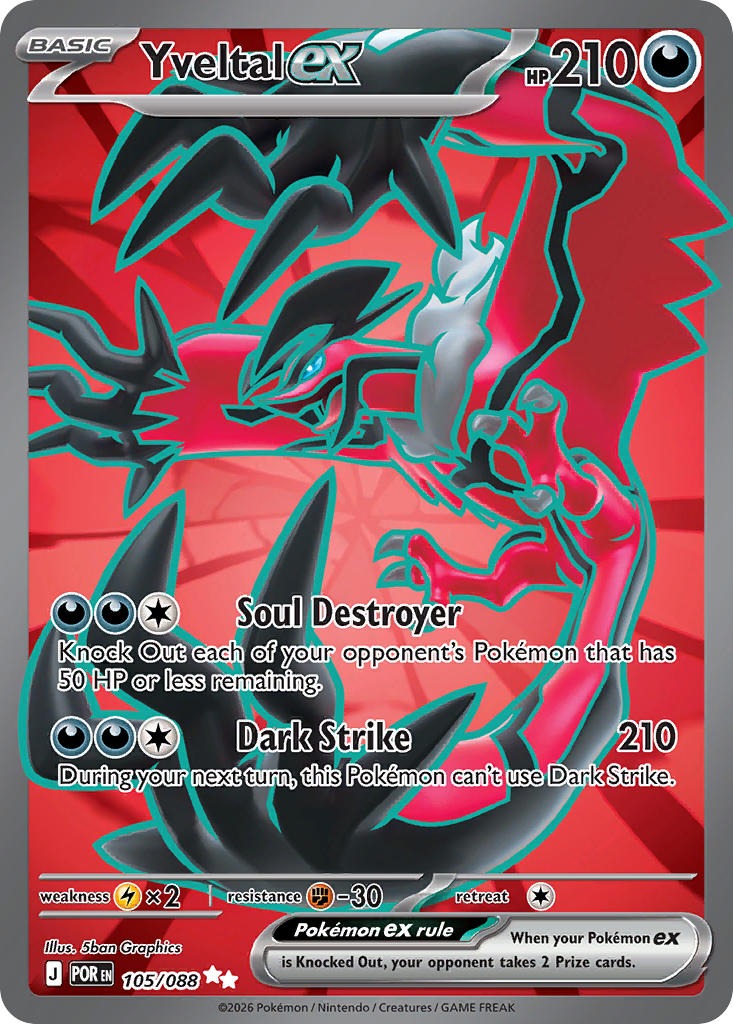 Yveltal ex 105/088