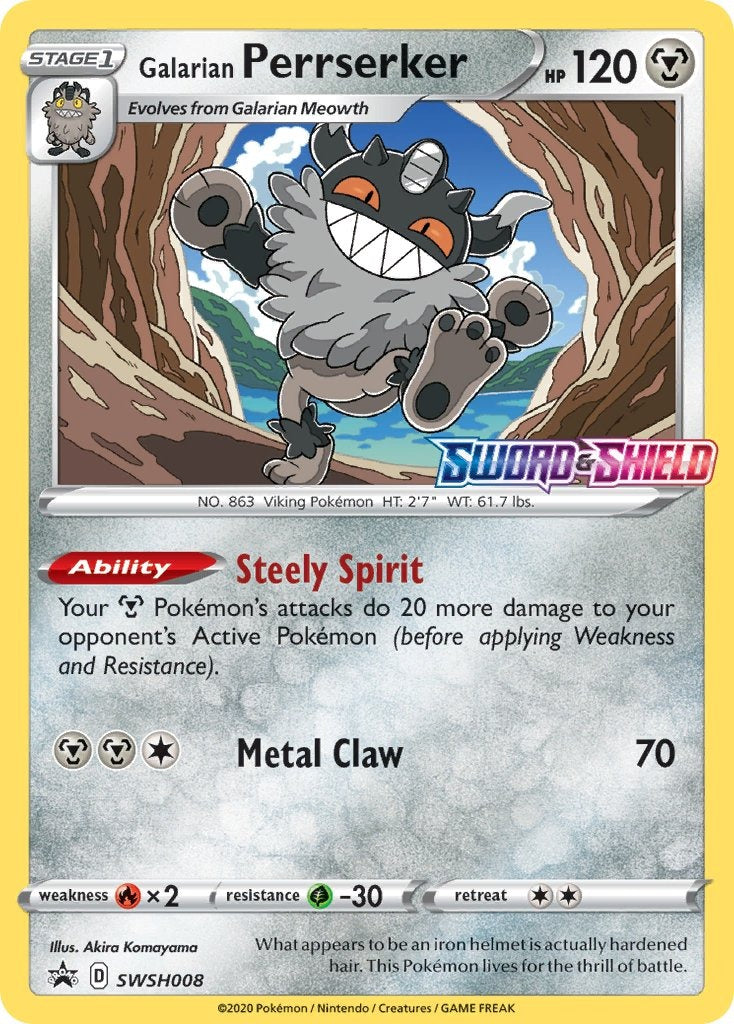 Galarian Perrserker SWSH008