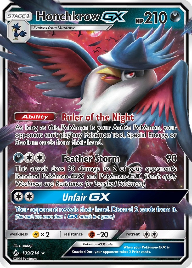 Honchkrow GX 109/214