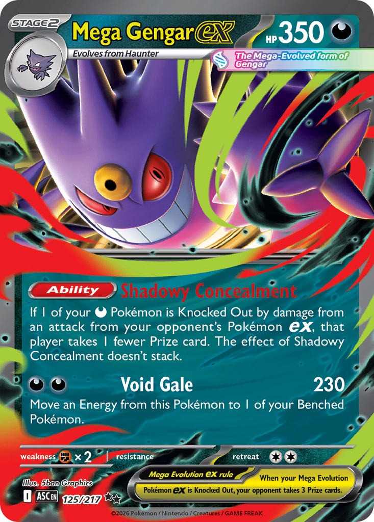 Mega Gengar ex 125/217