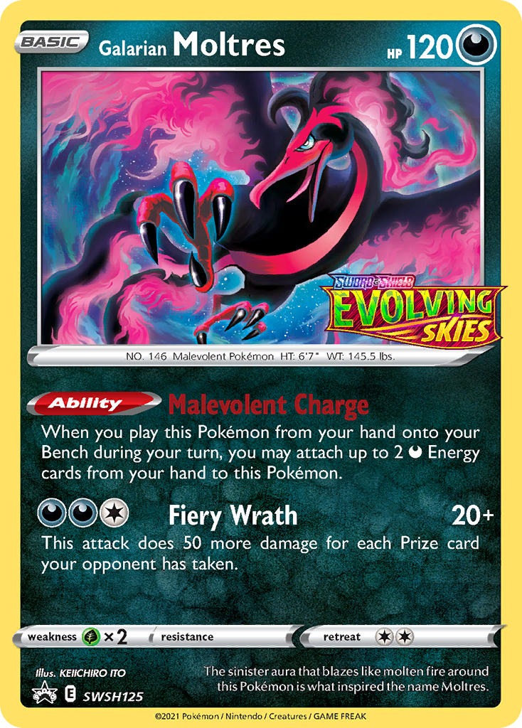 Galarian Moltres SWSH125