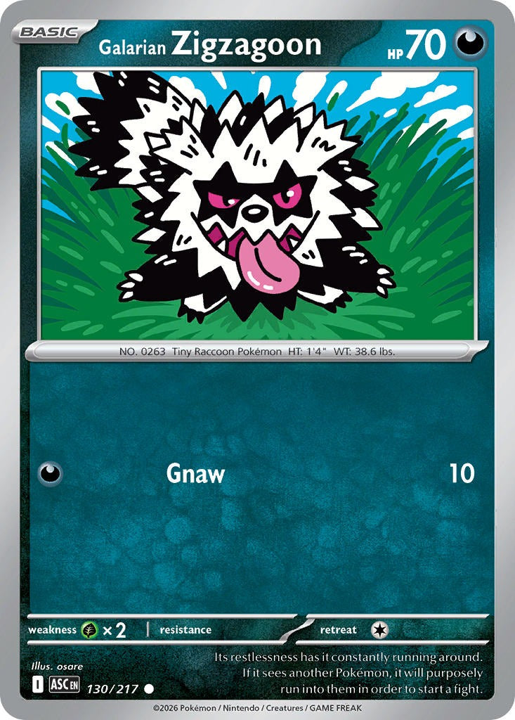 Galarian Zigzagoon 130/217