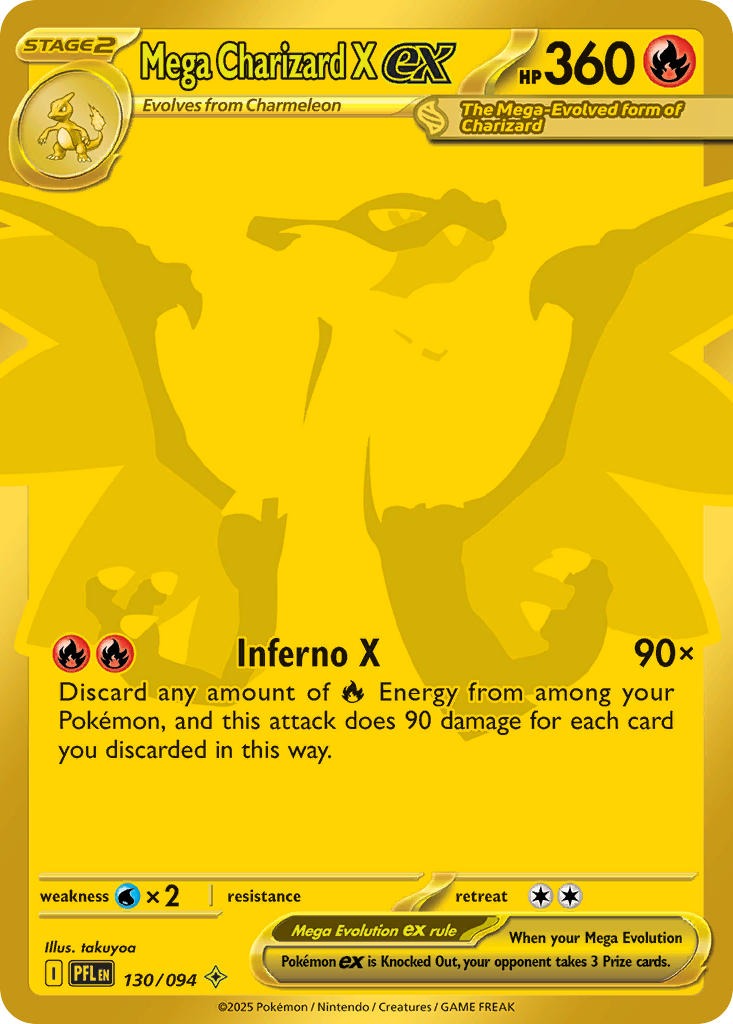 Mega Charizard X ex 130/094