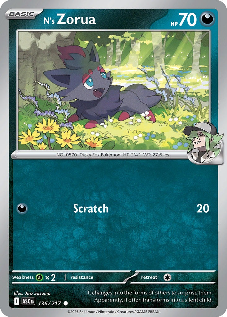 N’s Zorua 136/217