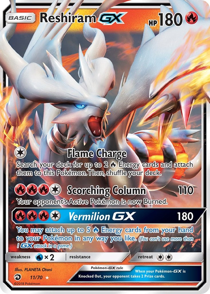 Reshiram GX 011/070