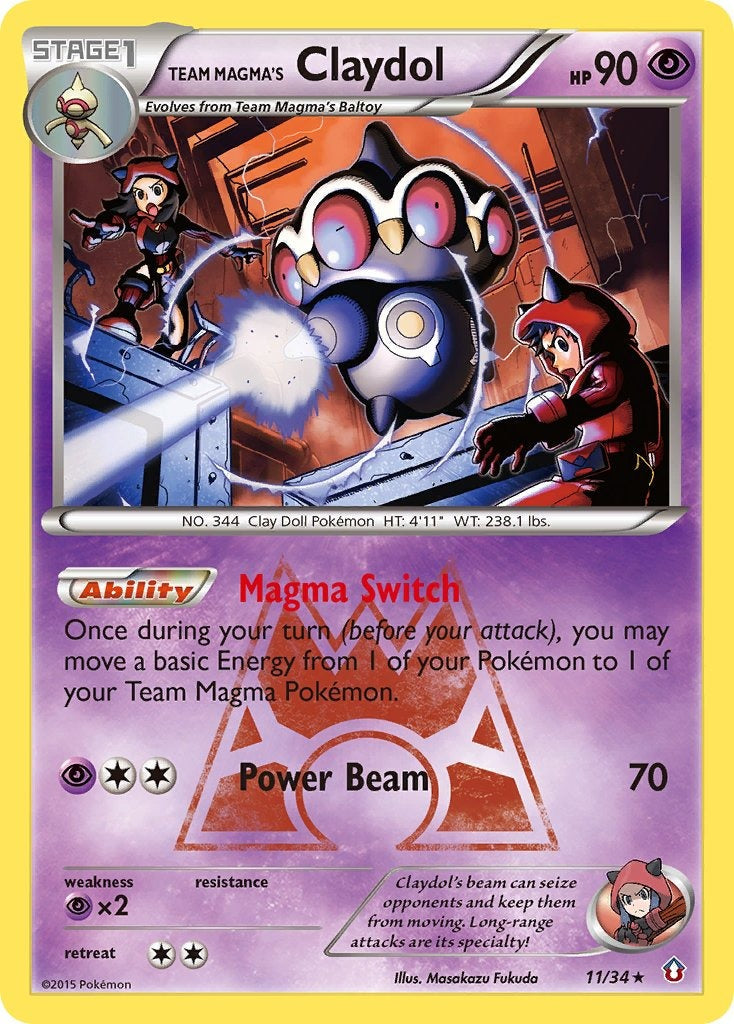 Team Magma's Claydol 11/34