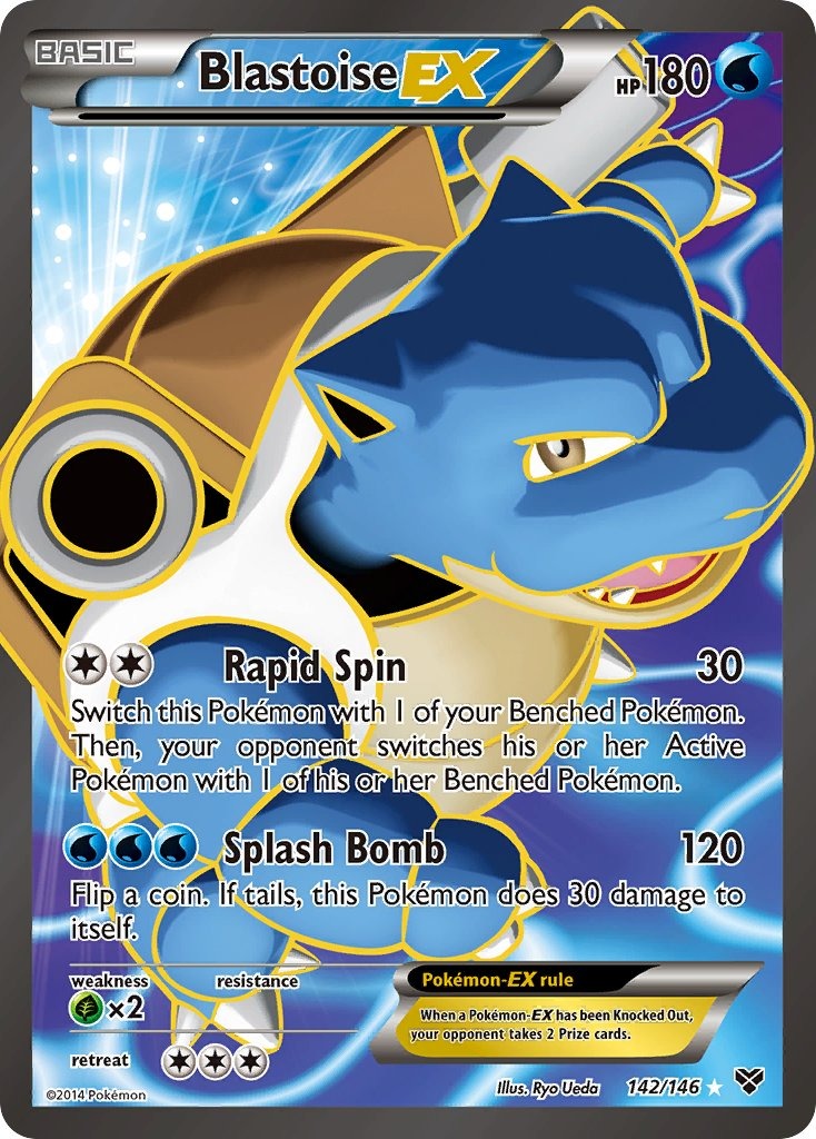 Blastoise EX 142/146