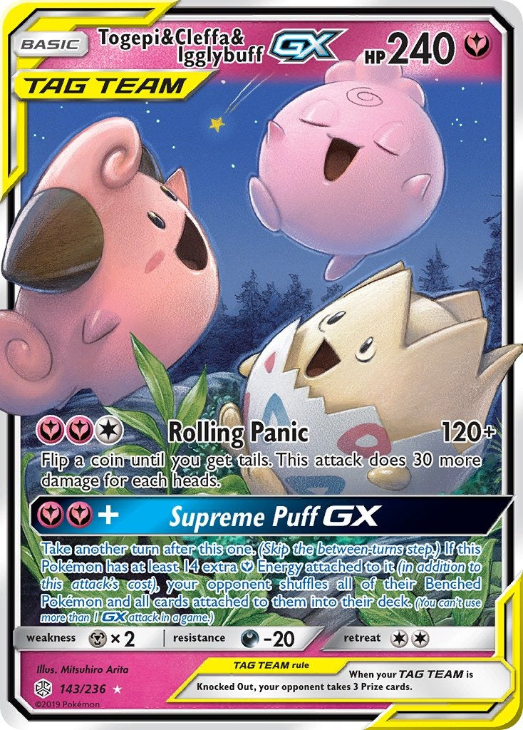 Togepi & Cleffa & Igglybuff GX 143/236