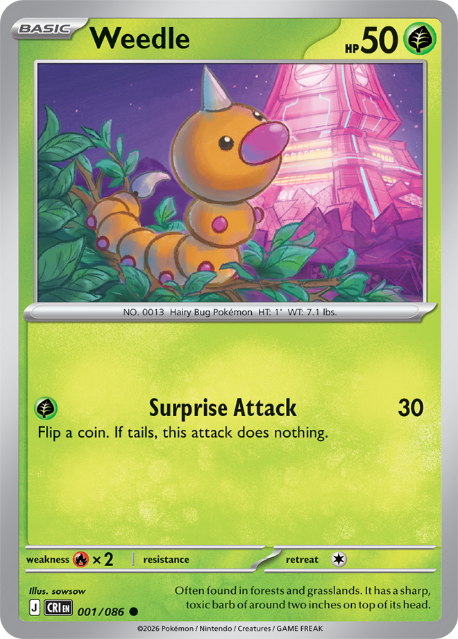 Weedle 001/086