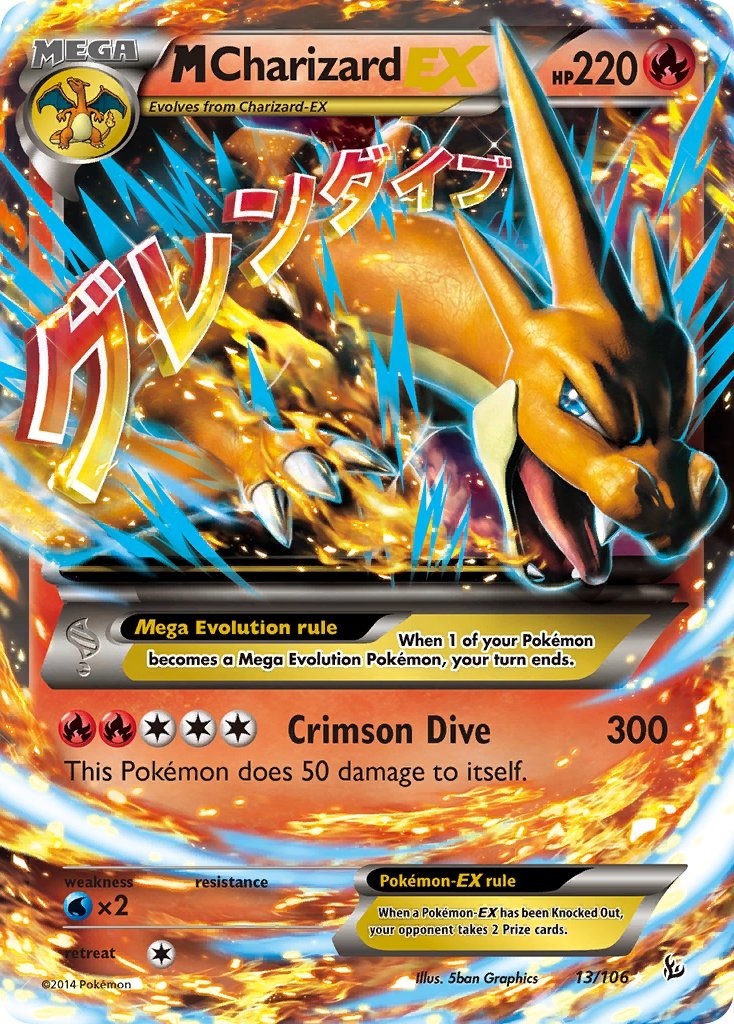 M Charizard EX 13/106