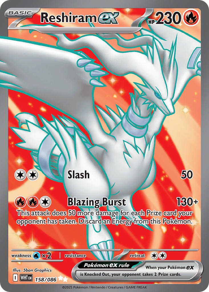 Reshiram ex 158/086