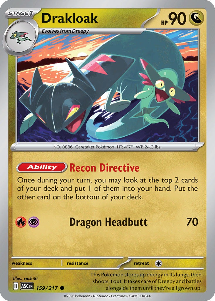 Drakloak 159/217