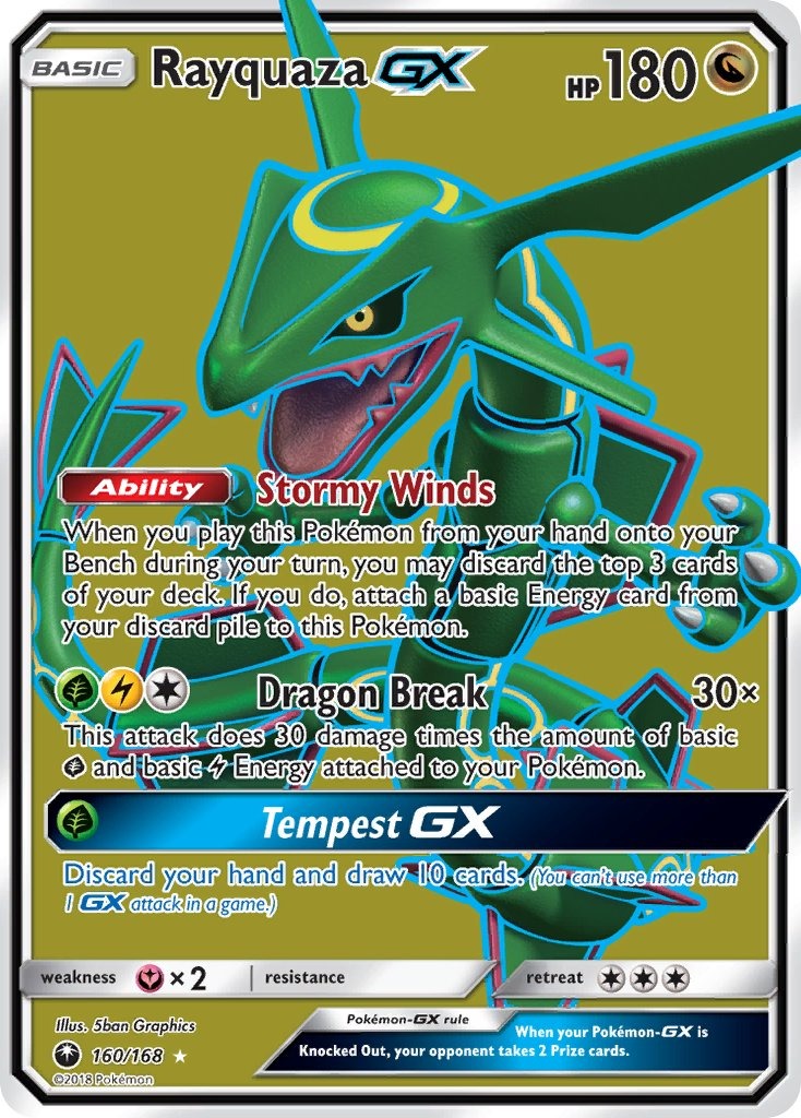 Rayquaza GX 160/168