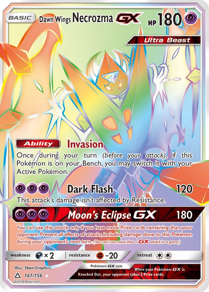 Dawn Wings Necrozma GX 161/156