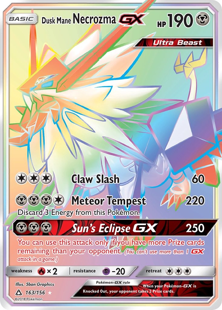 Dusk Mane Necrozma GX 163/156