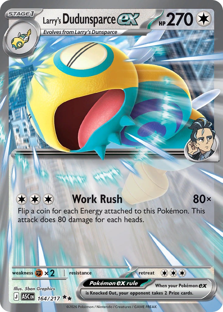 Larry’s Dudunsparce ex 164/217